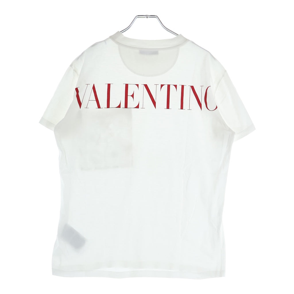VALENTINO(ヴァレンティノ) レースポケット バックロゴ Tシャツ ホワイト #XS レディース