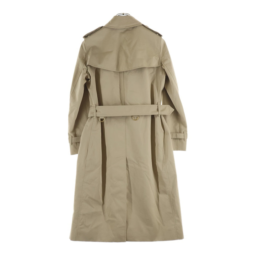 BURBERRY(バーバリー) ノバチェック柄 ケンジントン ヘリテージ ロング トレンチコート ベージュ 8079414 レディース