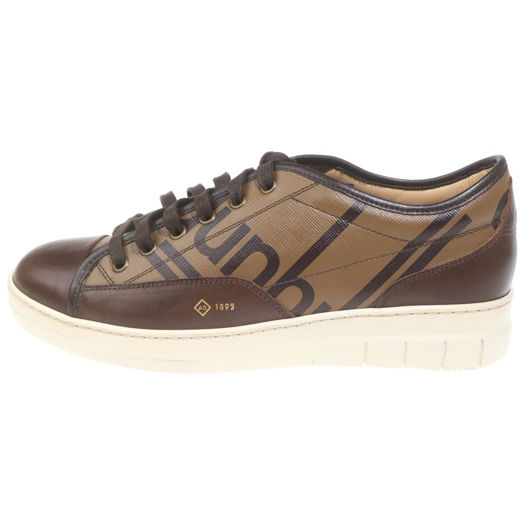 dunhill(ダンヒル) ロゴ ローカットスニーカー シューズ レザー ブラウン DU19F1320DP