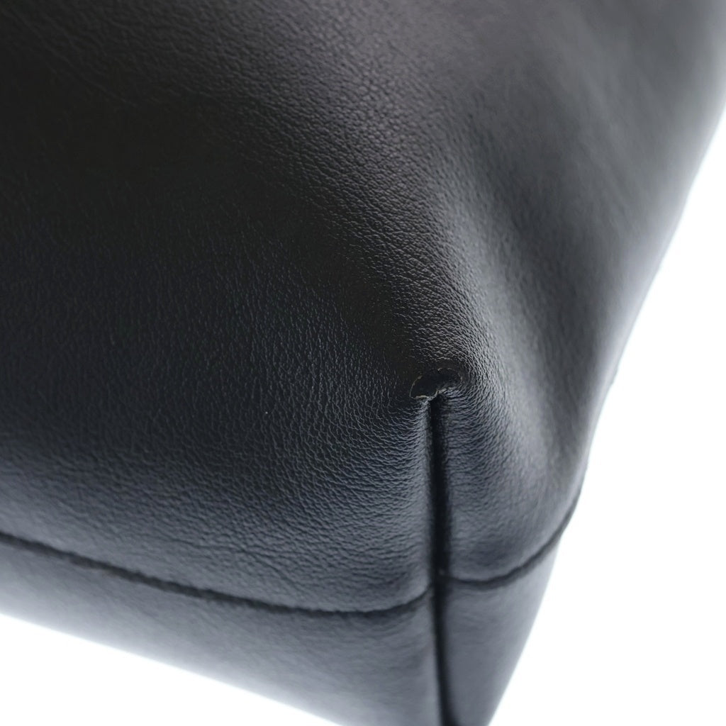 SAINT LAURENT PARIS(サンローランパリ) ショッピングトートバッグ ハンドバッグ ブラック レザー 454203 レディース
