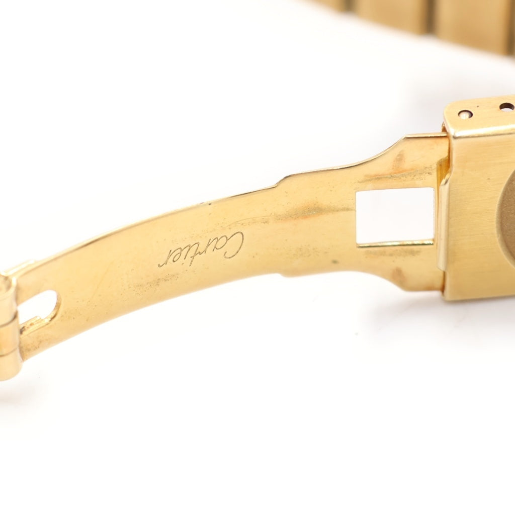 Cartier(カルティエ) サントス ロンデ ホワイトローマ文字盤 自動巻き 腕時計 K18YG イエローゴールド 2965