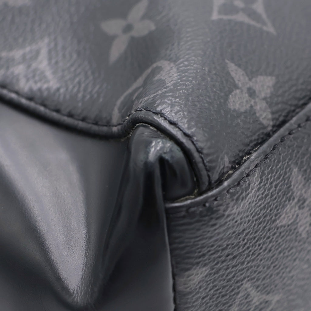 LOUIS VUITTON(ルイヴィトン) モノグラムエクリプス メッセンジャー・ヴォワヤージュ ショルダーバッグ ブラック レザー×PVC M40511 シルバー金具