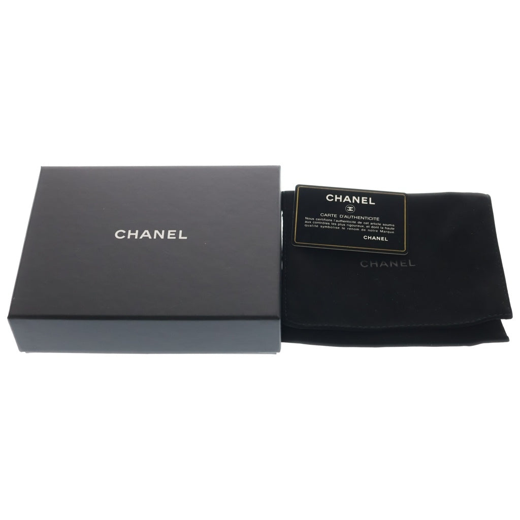 CHANEL(シャネル) マトラッセ キャビアスキン ゴールド金具 クラシック スモール フラップ ウォレット 三つ折り財布 ブラック AP0231 レディース