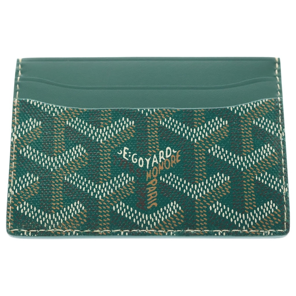 GOYARD(ゴヤール) カードケース 名刺入れ グリーン レザー