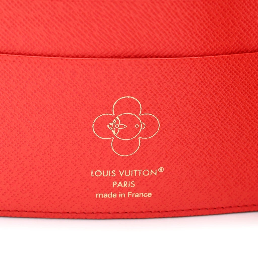 LOUIS VUITTON(ルイヴィトン) アジェンダPM モノグラム ヴィヴィエンヌ PVC レザー 手帳カバー ICタイプ ブラウン/レッド GI1170 レディース