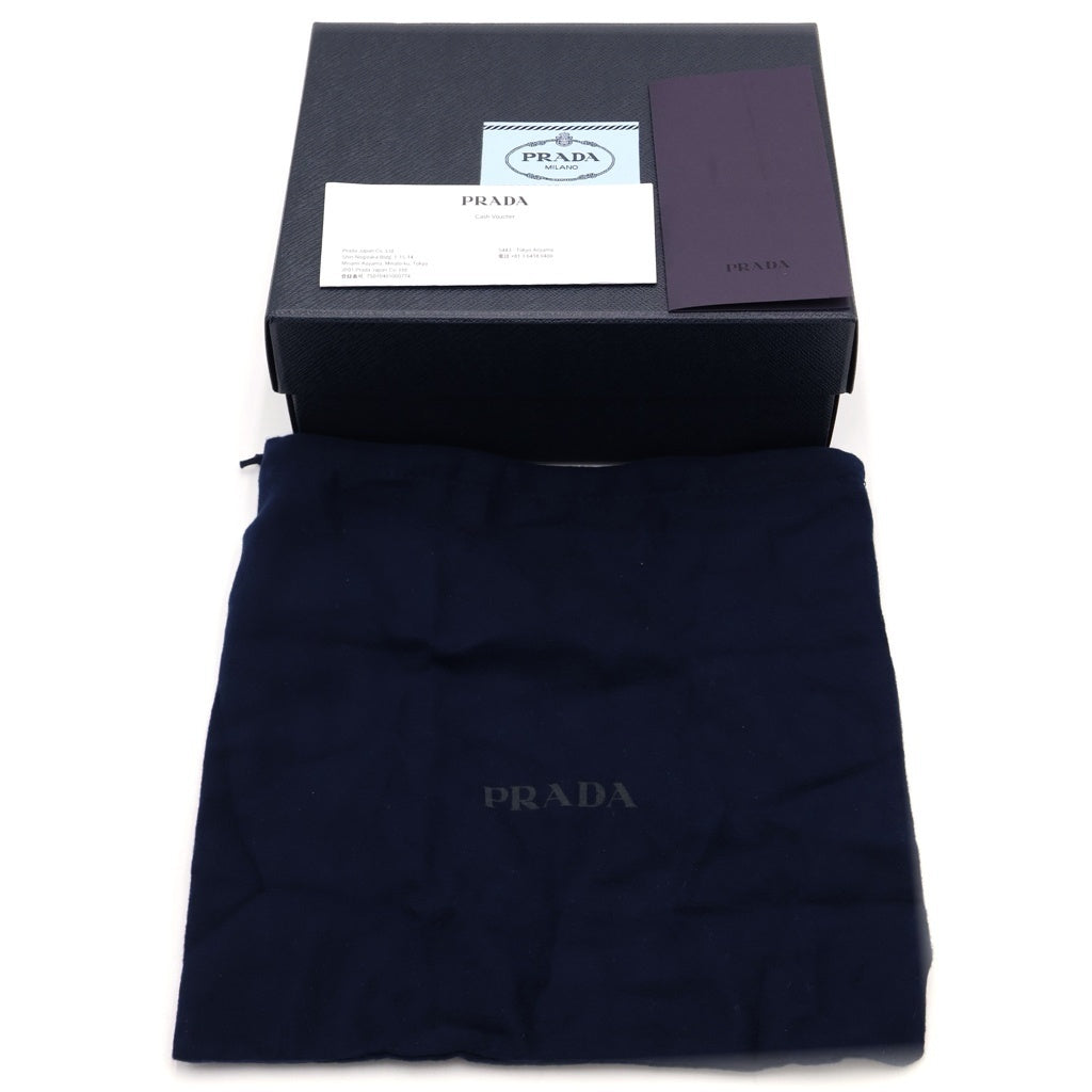 PRADA(プラダ) ショルダーバック トライアングルロゴ Re-Nylon ナイロン サフィアーノ ブラック 2VD043