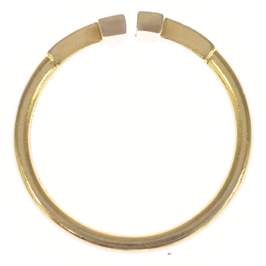 TIFFANY & Co.(ティファニー) Tワイヤー ダイヤ リング イエローゴールド Au750 #14 レディース
