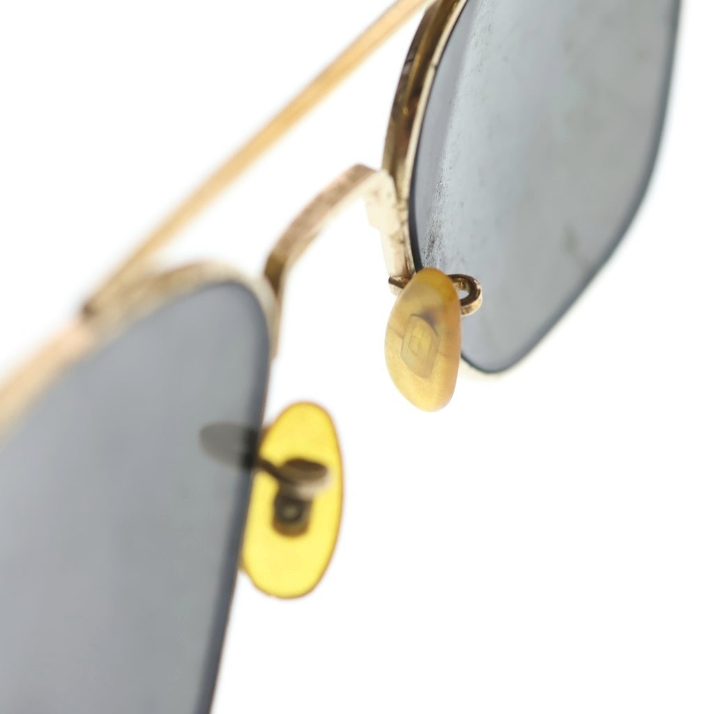 American Optical(アメリカンオプティカル) パイロット ツーブリッジ カラーレンズ サングラス メガネ 眼鏡 アイウェア ゴールド レディース