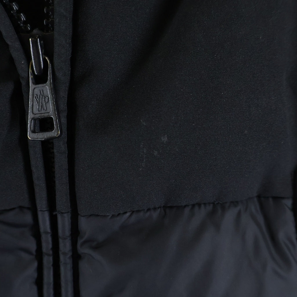 MONCLER(モンクレール) MONTCLAR GIUBBOTTO モンクラ ダウンジャケット ナイロン ジップアップ ロゴ ブラック C-ZIND-18-3178