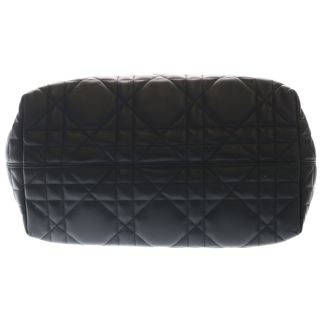 Christian Dior(クリスチャンディオール) トゥ ジュール ハンドバッグ ブラック マクロカナージュ カーフスキン M2821OSNW_M900 ゴールド金具 レディース