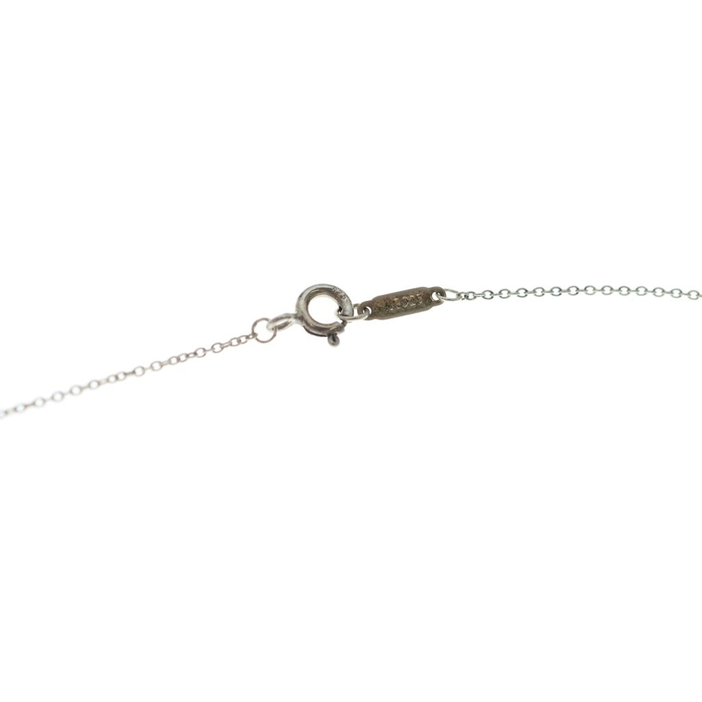TIFFANY & Co.(ティファニー) リターントゥティファニー ダブルハートタグ ネックレス ペンダント チェーン シルバー×ピンク Ag925 レディース