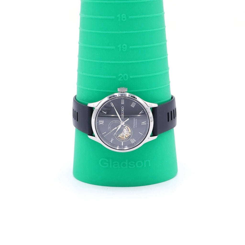SEIKO(セイコー) PRESAGE プレサージュ 黒文字盤 SS/AT ステンレス 自動巻き スケルトン 腕時計 SARY093