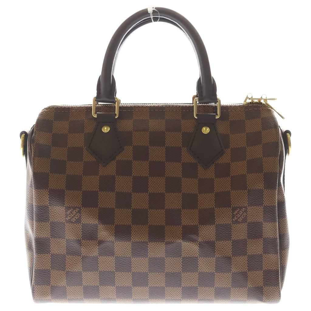 LOUIS VUITTON(ルイヴィトン) スピーディ バンドリエール25 ダミエ ハンドバック 2way ショルダーバック PVC レザー ブラウン N41368 レディース