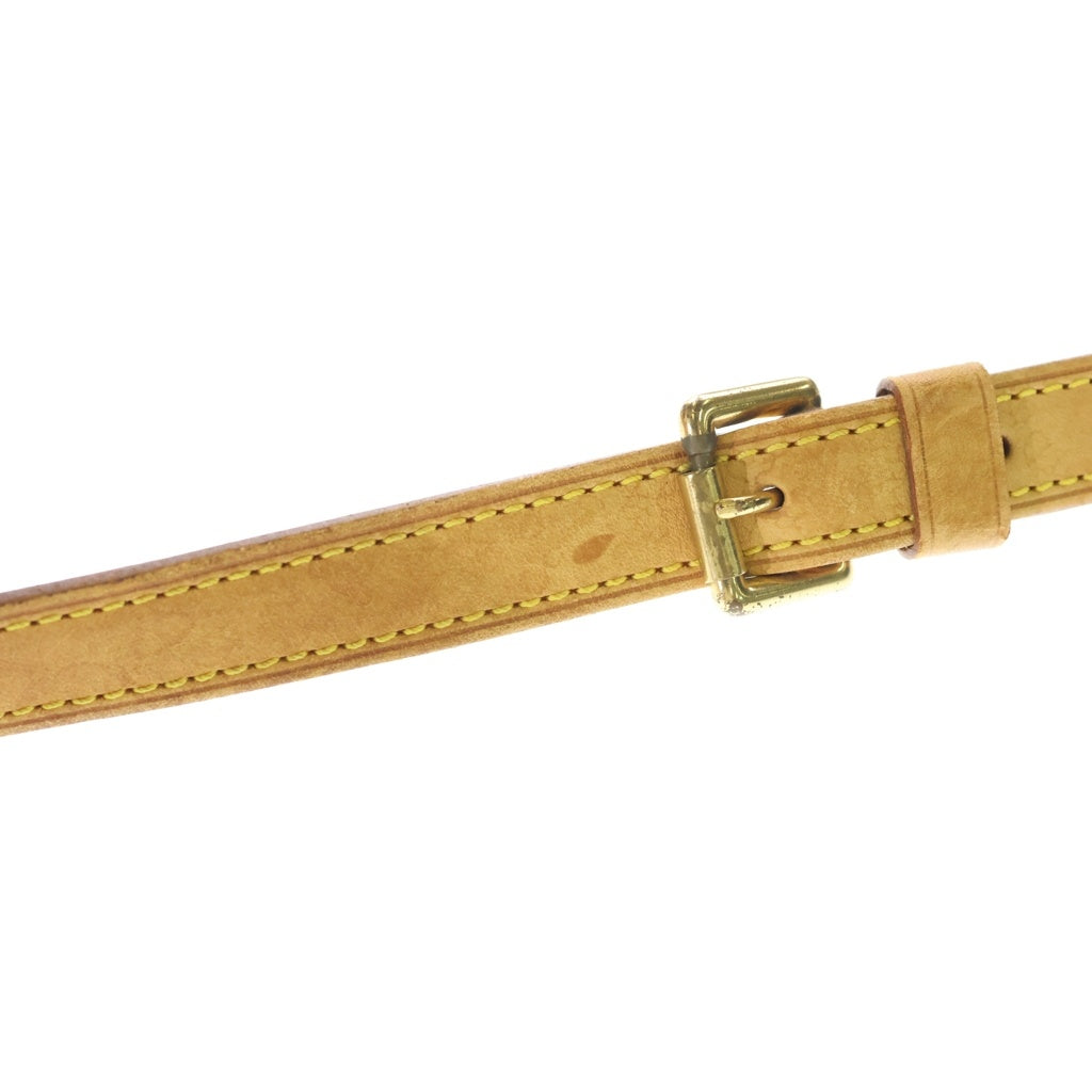 LOUIS VUITTON(ルイヴィトン) モノグラム ミュゼットタンゴ ショルダーバッグ ブラウン レザー×PVC M51257 ゴールド金具 レディース
