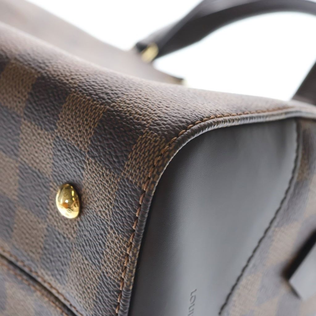 LOUIS VUITTON(ルイヴィトン) ダミエ ケンジントンボーリング PVC レザー 2WAY ハンド ショルダーバッグ ブラウン N41505 レディース