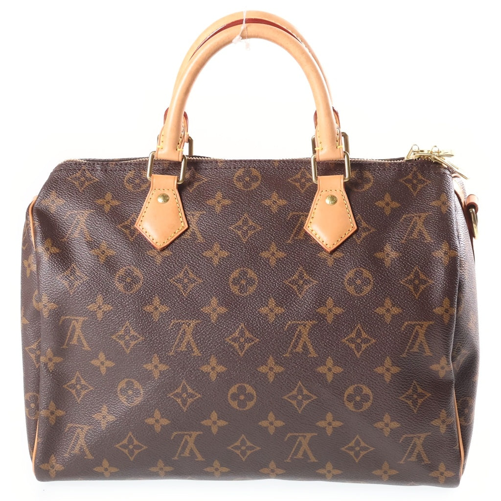 LOUIS VUITTON(ルイヴィトン) モノグラム スピーディ・バンドリエール30 PVC レザー ハンドバッグ ミニボストンバッグ ICタイプ ブラウン M41112 レディース