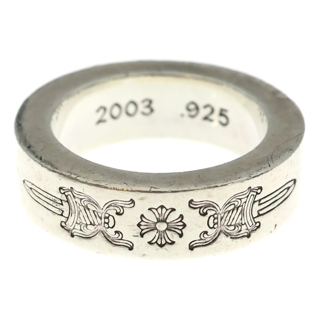 CHROME HEARTS(クロムハーツ) 6mm SPACER DAGGER 6mmスペーサーリング ダガー シルバーBCA335