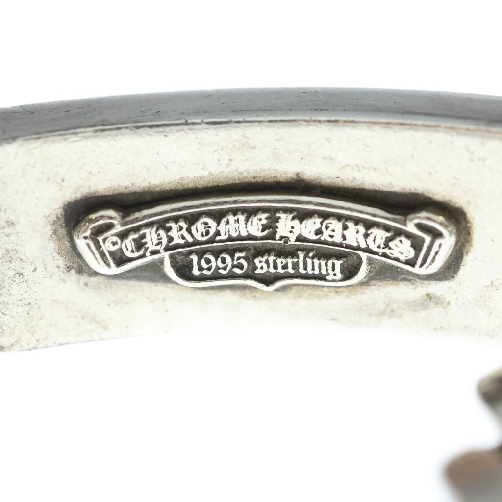CHROME HEARTS(クロムハーツ) 3CHX プラス IDブルーサファイアシルバーチェーンブレスレット