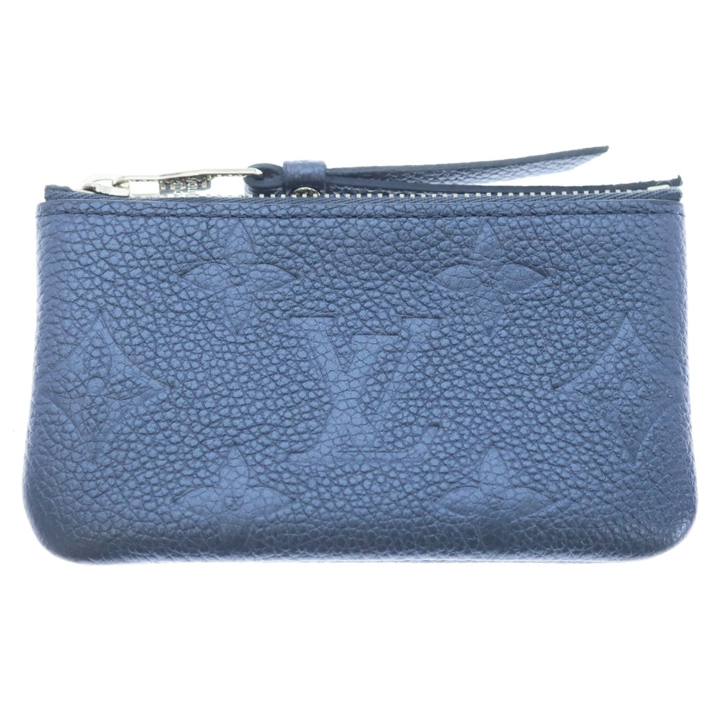 LOUIS VUITTON(ルイヴィトン) アンプラント ポシェットクレ バッグチャーム コインケース 小物入れ ポーチ メタリックネイビー レザー M80900 シルバー金具