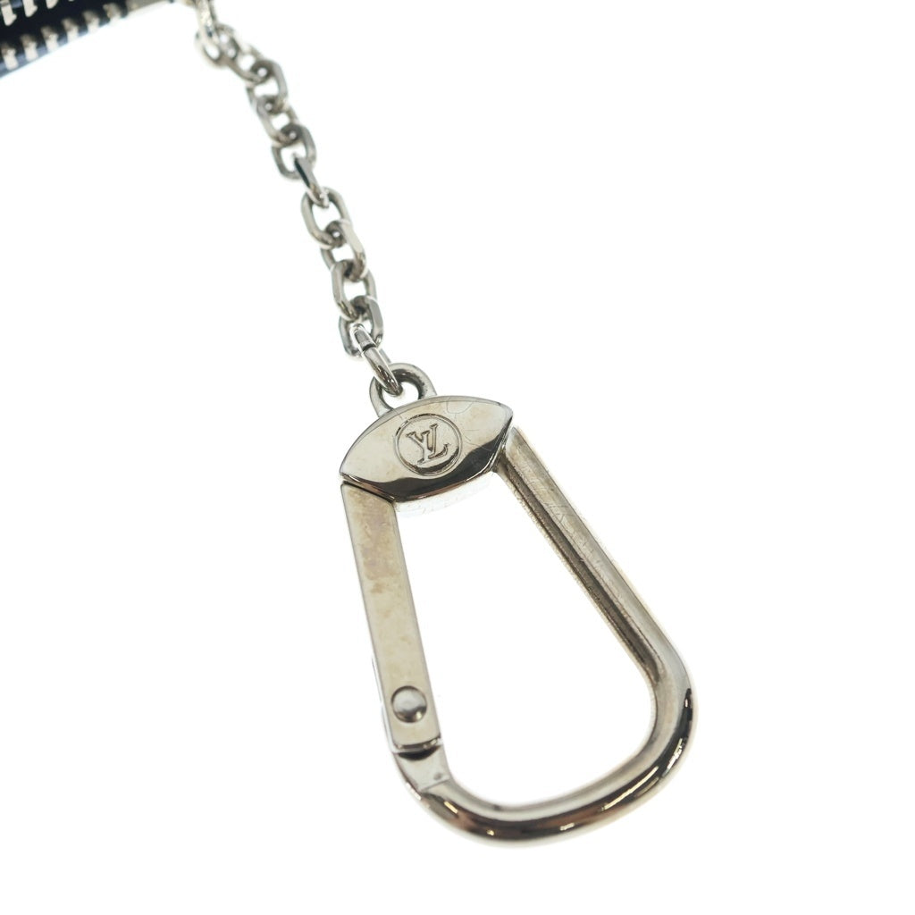 LOUIS VUITTON(ルイヴィトン) アンプラント ポシェットクレ バッグチャーム コインケース 小物入れ ポーチ メタリックネイビー レザー M80900 シルバー金具