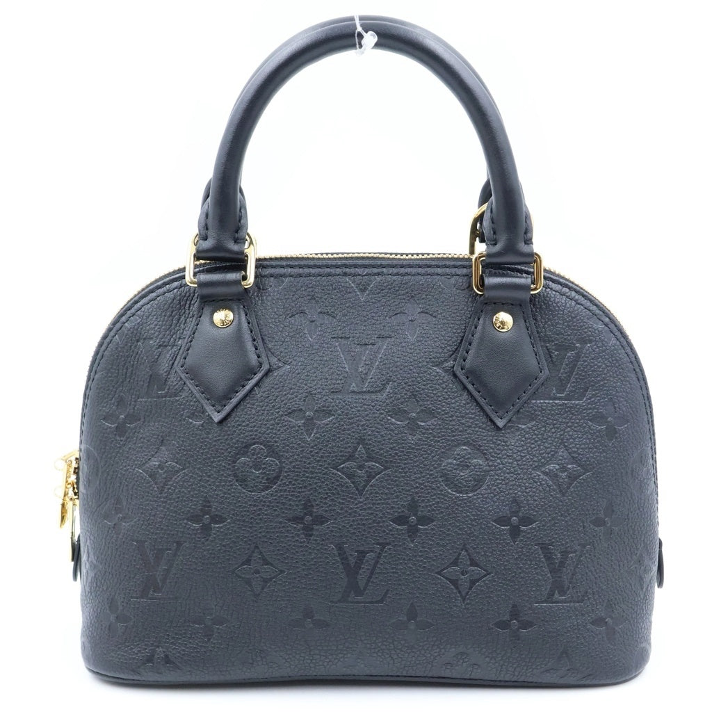 LOUIS VUITTON(ルイヴィトン) モノグラムアンプラント アルマ BB 2WAYハンドバッグ ショルダーバッグ ブラックノワール レザー M26409 ゴールド金具 レディース