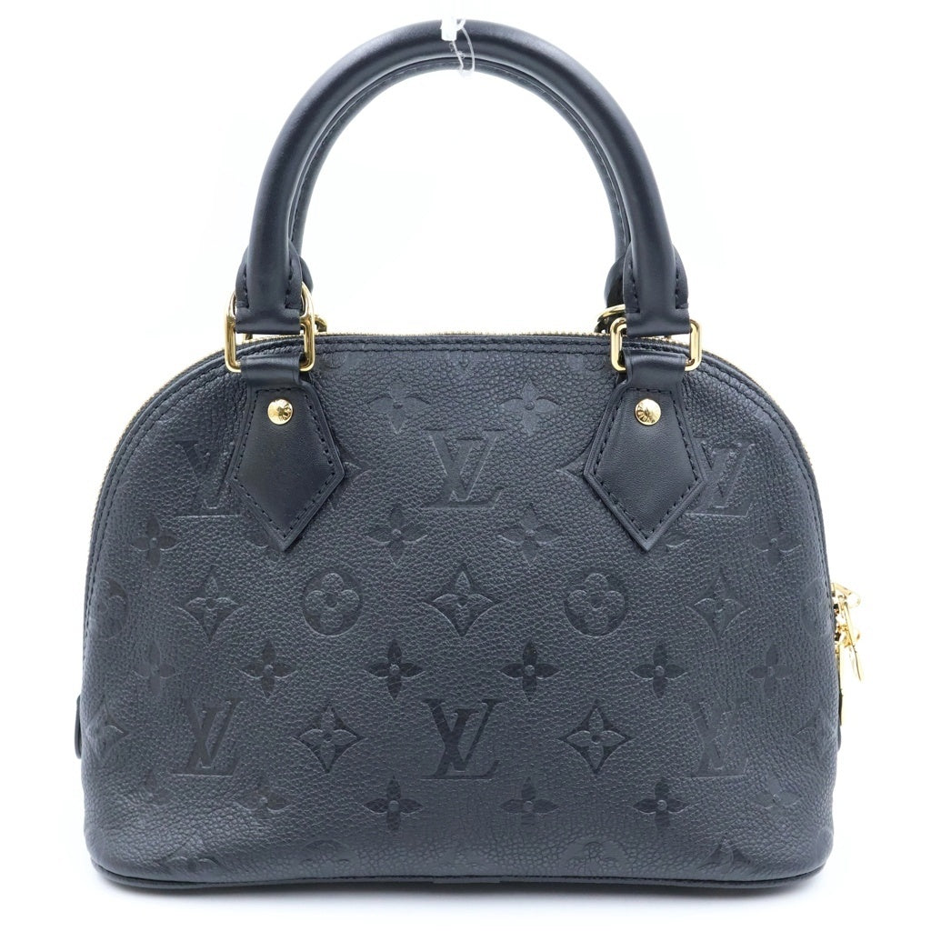 LOUIS VUITTON(ルイヴィトン) モノグラムアンプラント アルマ BB 2WAYハンドバッグ ショルダーバッグ ブラックノワール レザー M26409 ゴールド金具 レディース