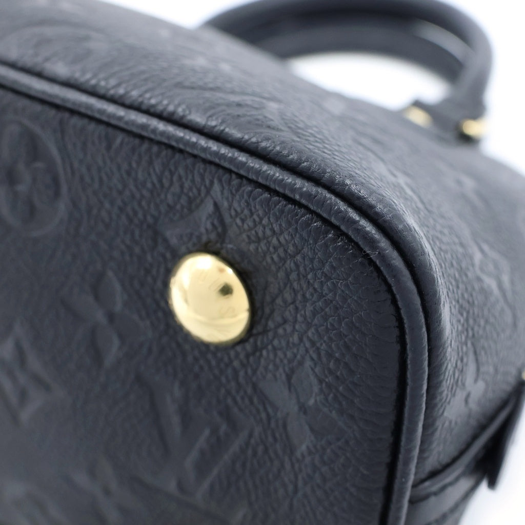 LOUIS VUITTON(ルイヴィトン) モノグラムアンプラント アルマ BB 2WAYハンドバッグ ショルダーバッグ ブラックノワール レザー M26409 ゴールド金具 レディース