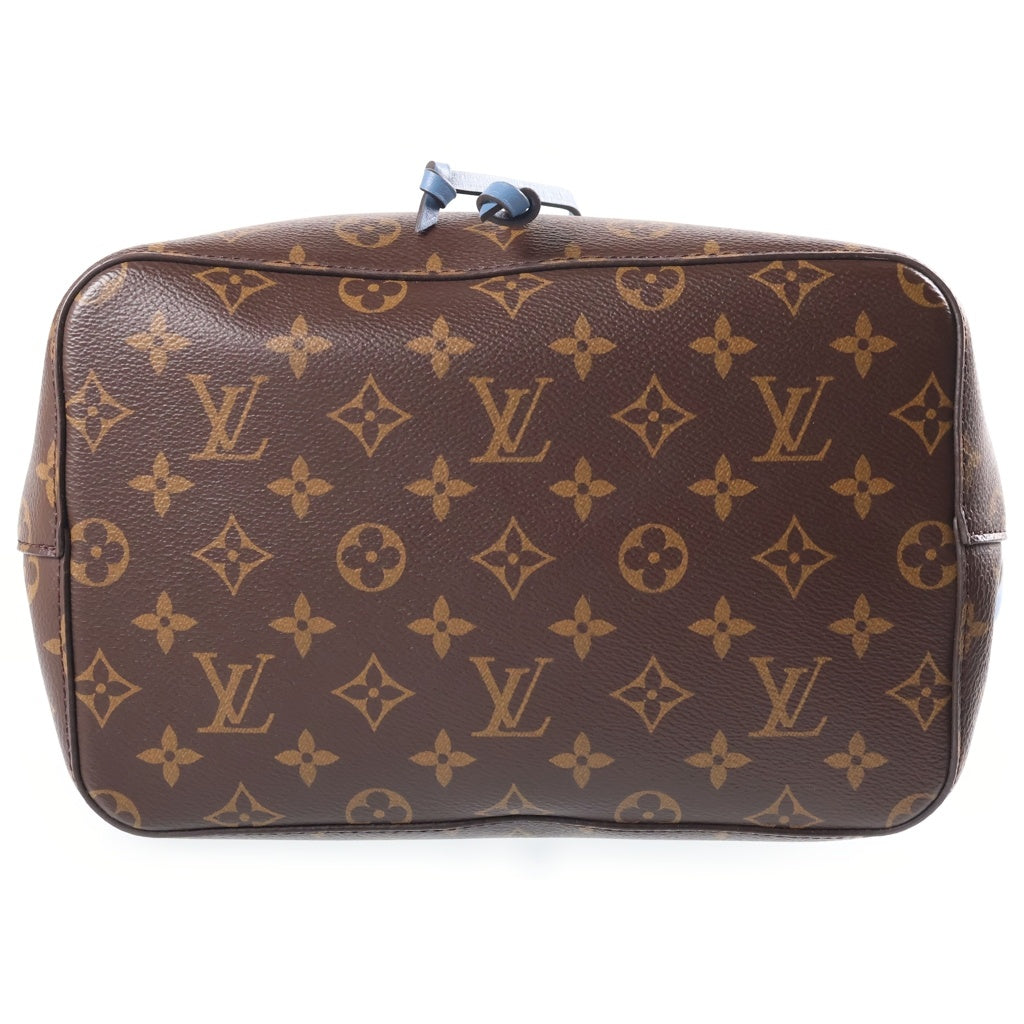 LOUIS VUITTON(ルイヴィトン) モノグラム ネオノエ PVC レザー ショルダーバッグ 巾着バッグ ICタイプ ブラウン/ブルージーン M43569 レディース