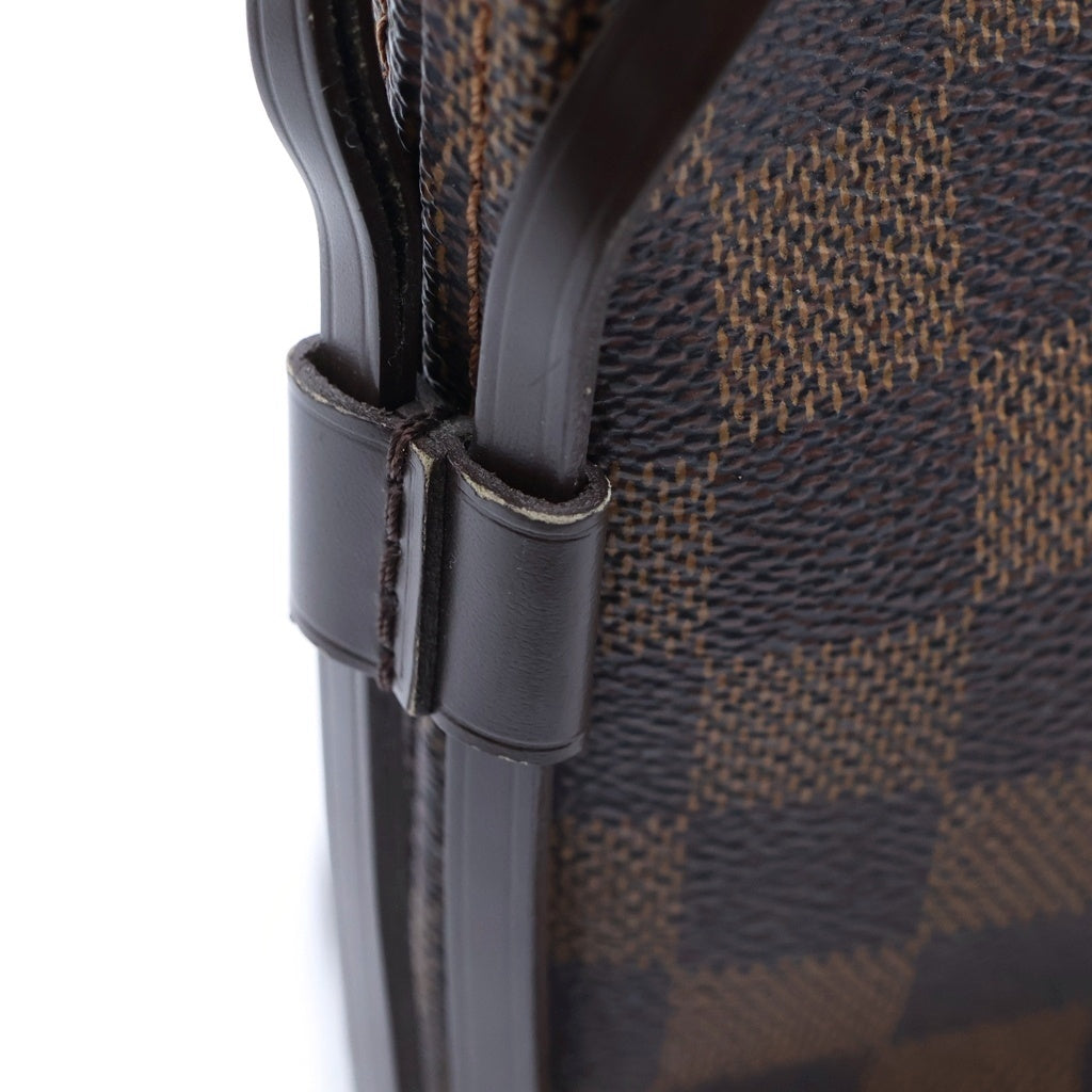 LOUIS VUITTON(ルイヴィトン) ダミエ エベヌ ネヴァーフルPM トートバッグ ハンドバッグ ブラウン レザー×PVC N51109 ゴールド金具 レディース