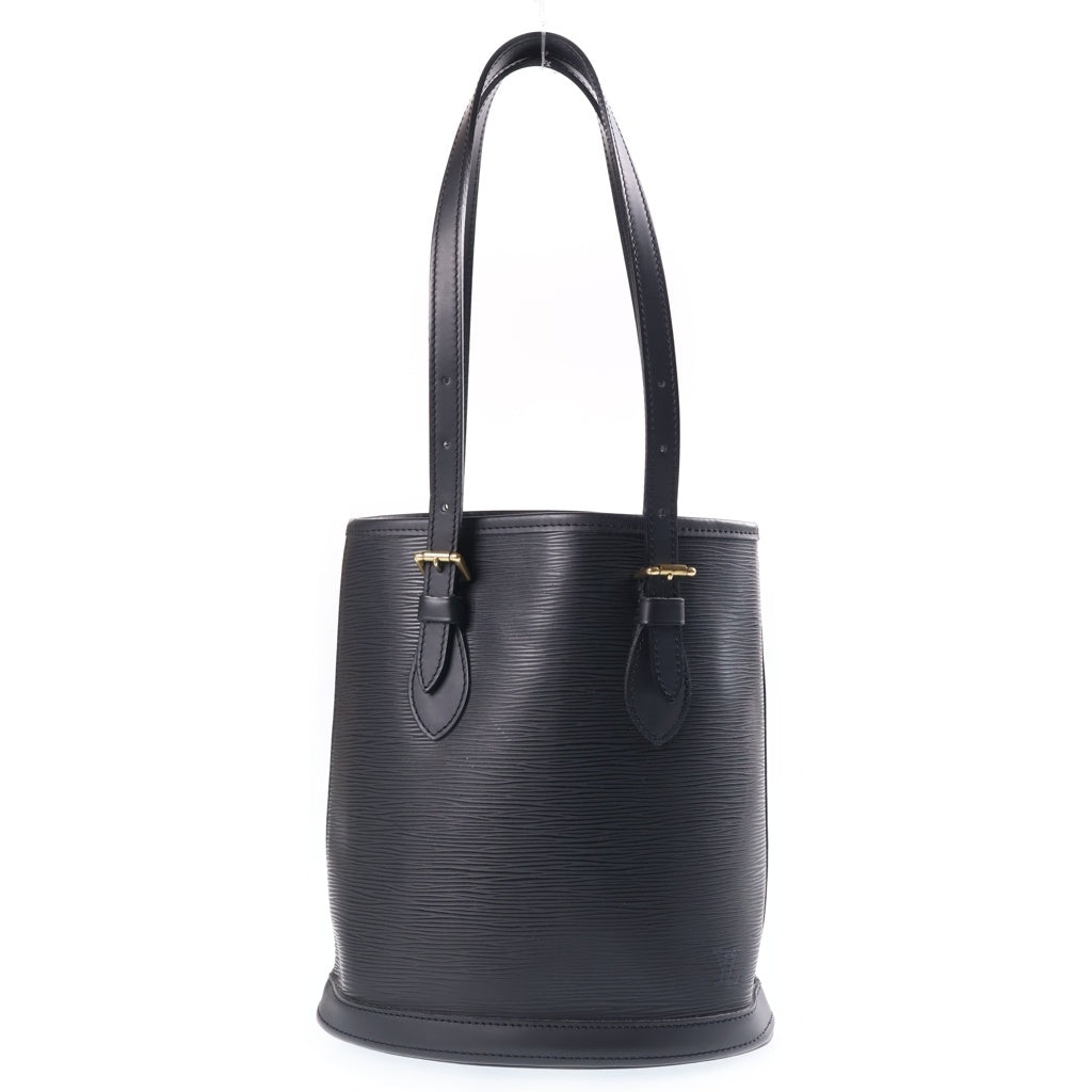 LOUIS VUITTON(ルイヴィトン) エピ プチ バケット ハンドバッグ ブラック レザー M58992 ゴールド金具 レディース