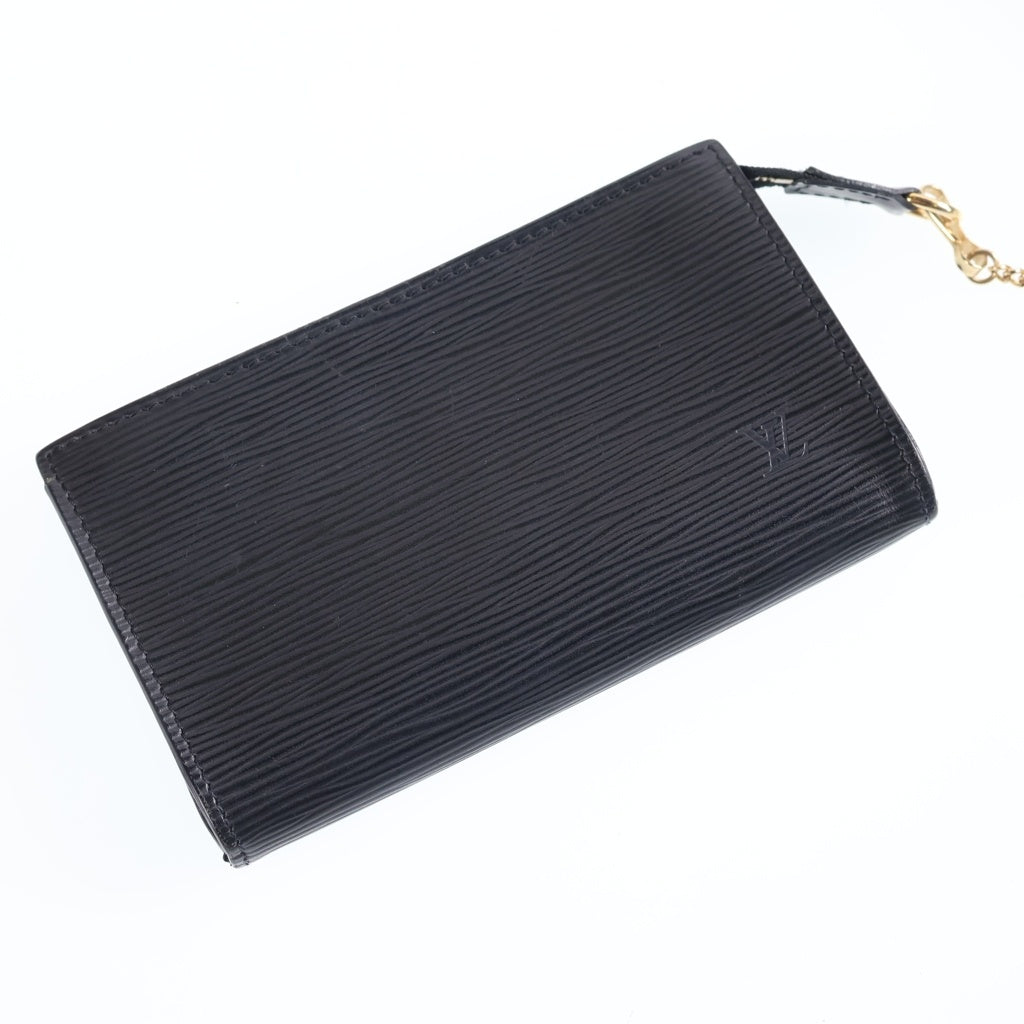 LOUIS VUITTON(ルイヴィトン) エピ プチ バケット ハンドバッグ ブラック レザー M58992 ゴールド金具 レディース