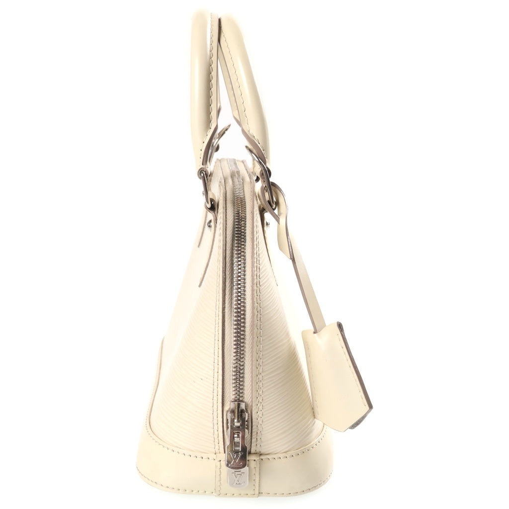 LOUIS VUITTON(ルイヴィトン) エピ アルマBB イヴォワール 2WAYハンドバッグ ショルダーバッグ ホワイト レザー M4085J シルバー金具 レディース