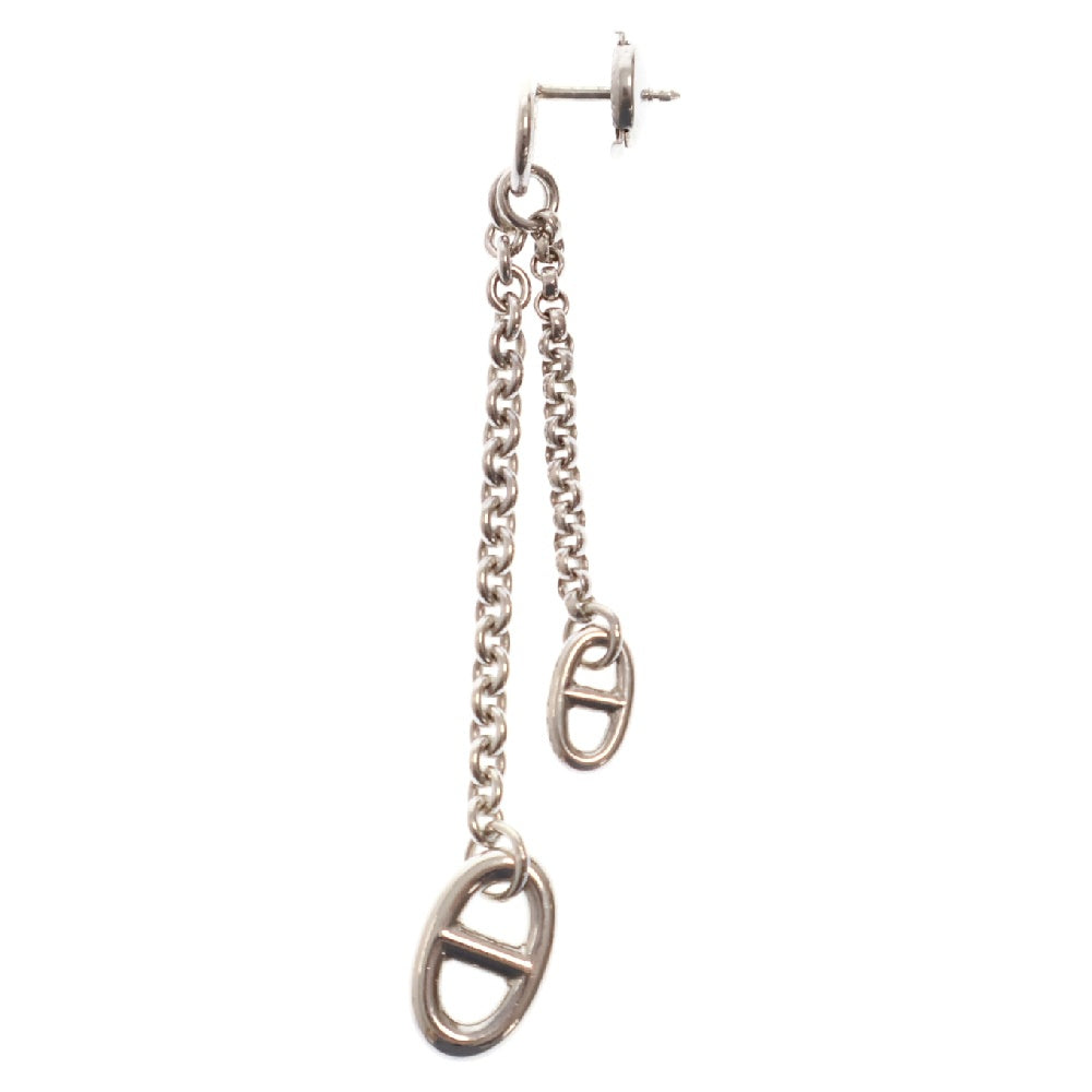 HERMES(エルメス) シェーヌダンクル ニューファランドールPM チェーン ピアス SV925 シルバー アクセサリー