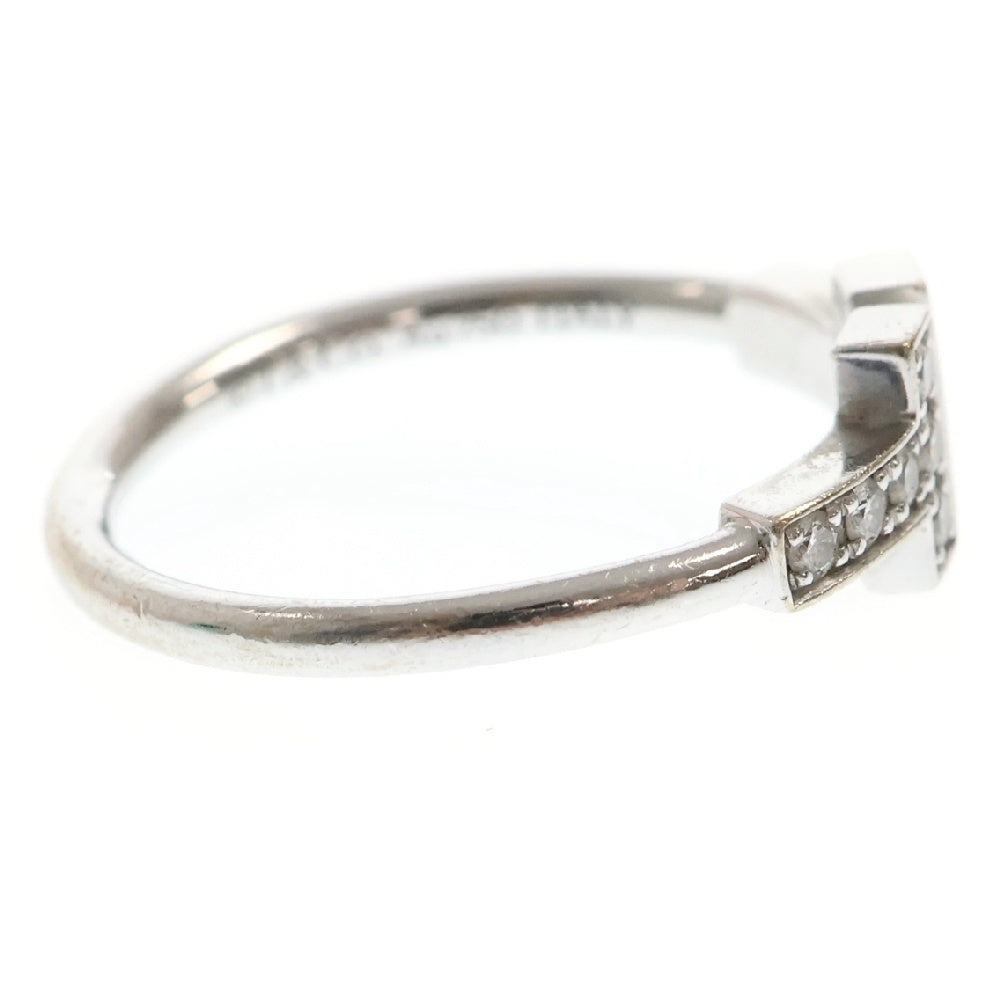 TIFFANY&Co(ティファニー) Tワイヤー ダイヤ リング Au750WG ホワイトゴールド K18 ジュエリー 指輪