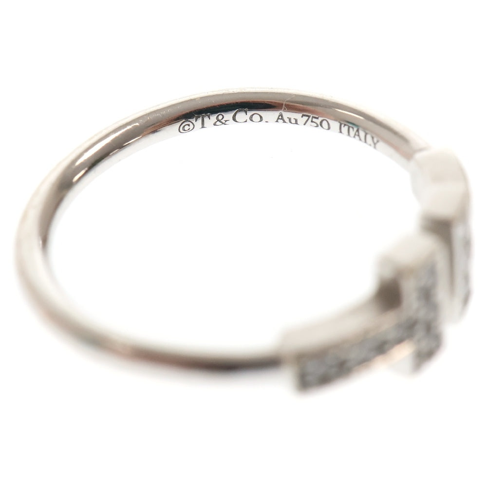 TIFFANY&Co(ティファニー) Tワイヤー ダイヤ リング Au750WG ホワイトゴールド K18 ジュエリー 指輪
