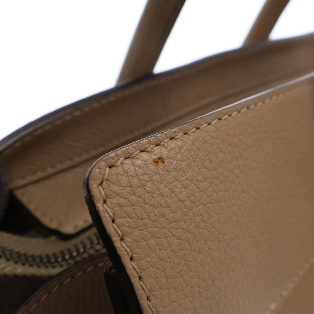 CELINE(セリーヌ) ラゲージ ミニショッパーハンドバッグ ベージュ