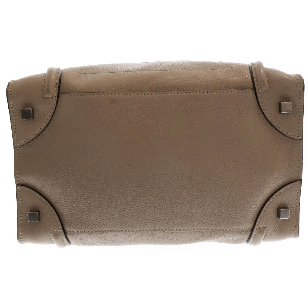 CELINE(セリーヌ) ラゲージ ミニショッパーハンドバッグ ベージュ