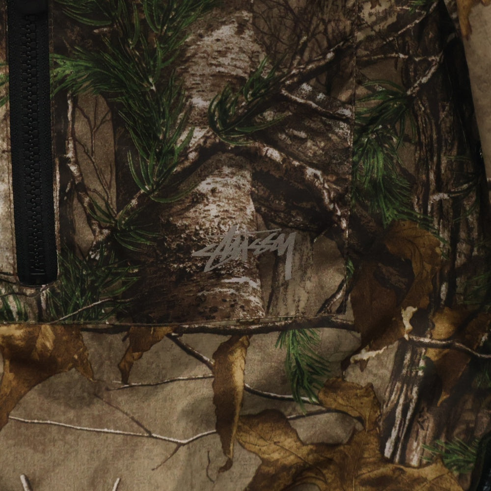 STUSSY(ステューシー) Realtree Micro Rip リアルツリー マイクロリストップ カモフラ柄 ジップアップジャケット カーキ 115404C