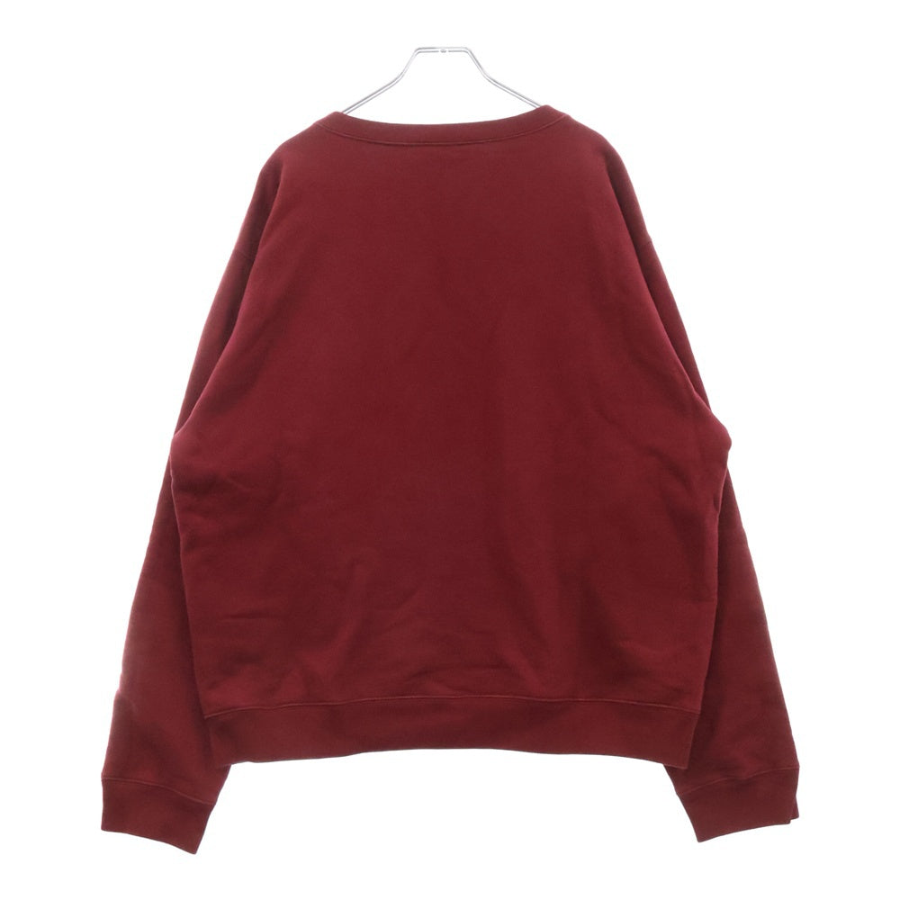 GUCCI(グッチ) 20AW ロゴプリント クルーネック トレーナー スウェット ボルドー コットン XJCOR original GUCCI 626990