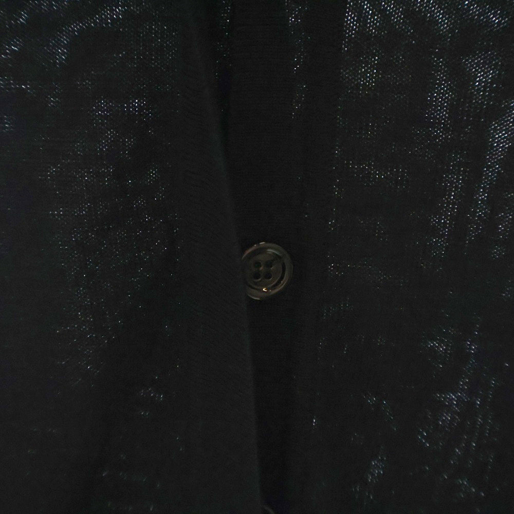 Dior HOMME(ディオールオム) デザイン ニット カーディガン クリス期 ブラック ウール