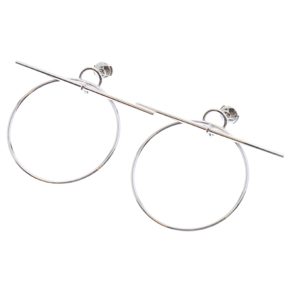 HERMES(エルメス) ループMM エシャペ Ag925 SV シルバー ピアス アクセサリー