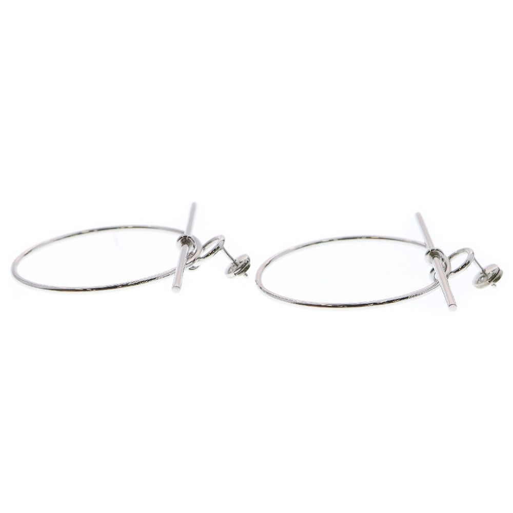 HERMES(エルメス) ループMM エシャペ Ag925 SV シルバー ピアス アクセサリー
