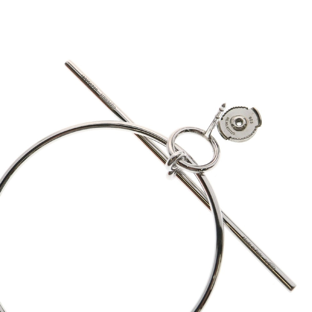HERMES(エルメス) ループMM エシャペ Ag925 SV シルバー ピアス アクセサリー