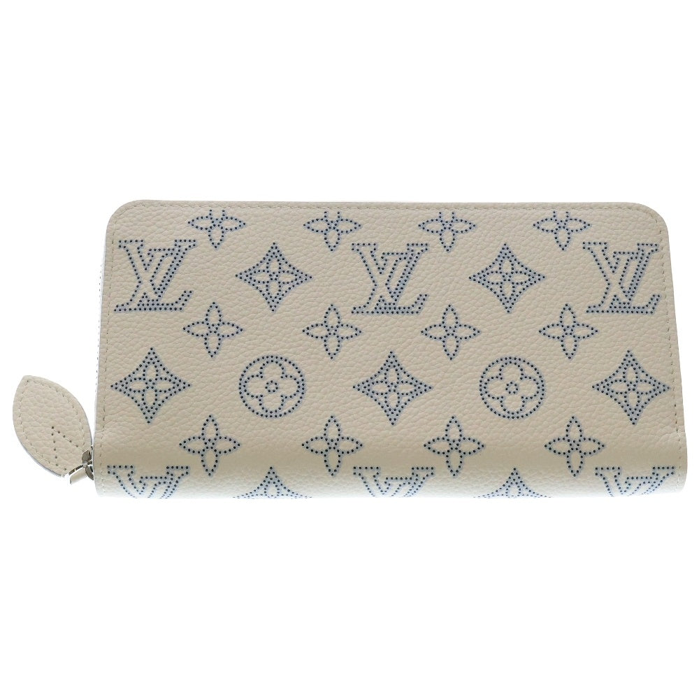 LOUIS VUITTON(ルイヴィトン) マヒナ レザージッピーロングウォレット 長財布 ホワイト M11745