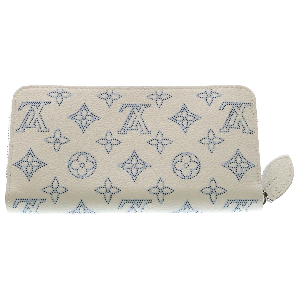 LOUIS VUITTON(ルイヴィトン) マヒナ レザージッピーロングウォレット 長財布 ホワイト M11745
