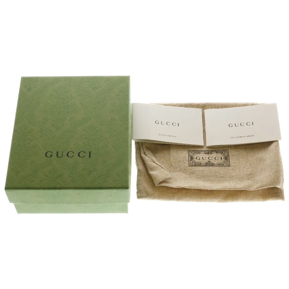 GUCCI(グッチ) GGスプリーム ミディアムウォレット 二つ折り財布 ピンク×ベージュ PVCレザー 598587