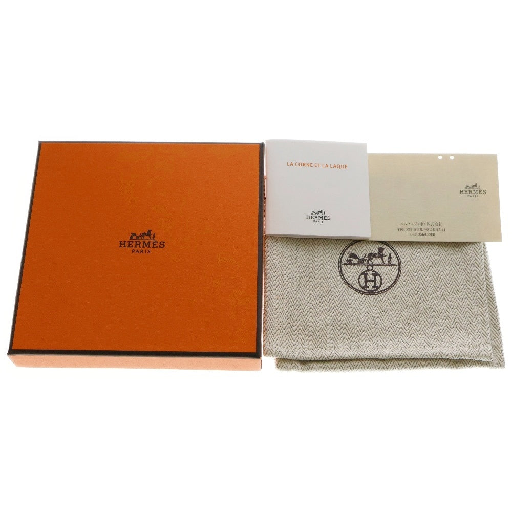 HERMES(エルメス) Hエキップ ネックレス オルフェーヴル リラ バッファローホーン×ラッカー アクセサリー