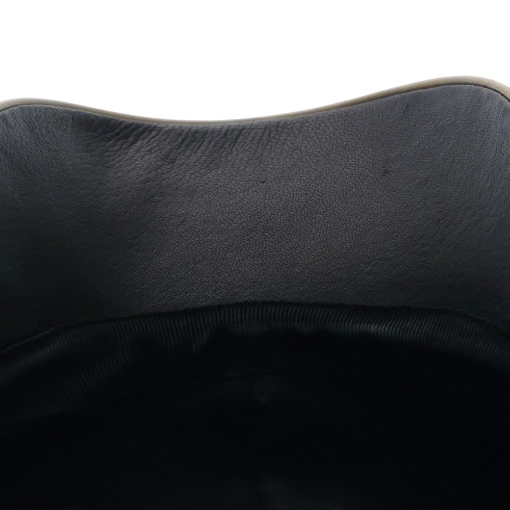 LOUIS VUITTON(ルイヴィトン) キャップ・LV ゲットレディー 帽子 ブラック×ブラウン キャンバス×レザー L M76529