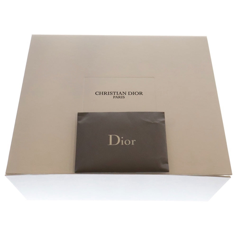 Christian Dior(クリスチャンディオール) トロッター サドルバッグ ミニ ハンドバッグ ネイビー×ベージュ キャンバス ゴールド金具 ×レザー