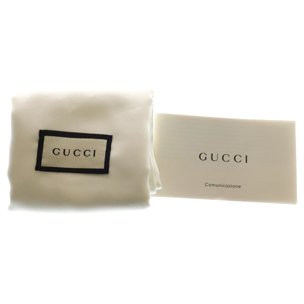 GUCCI(グッチ) GGマーモント ロゴプレート ミニ チェーン レザー ショルダーバッグ ゴールド金具 レッド/ゴールド レディース 476433